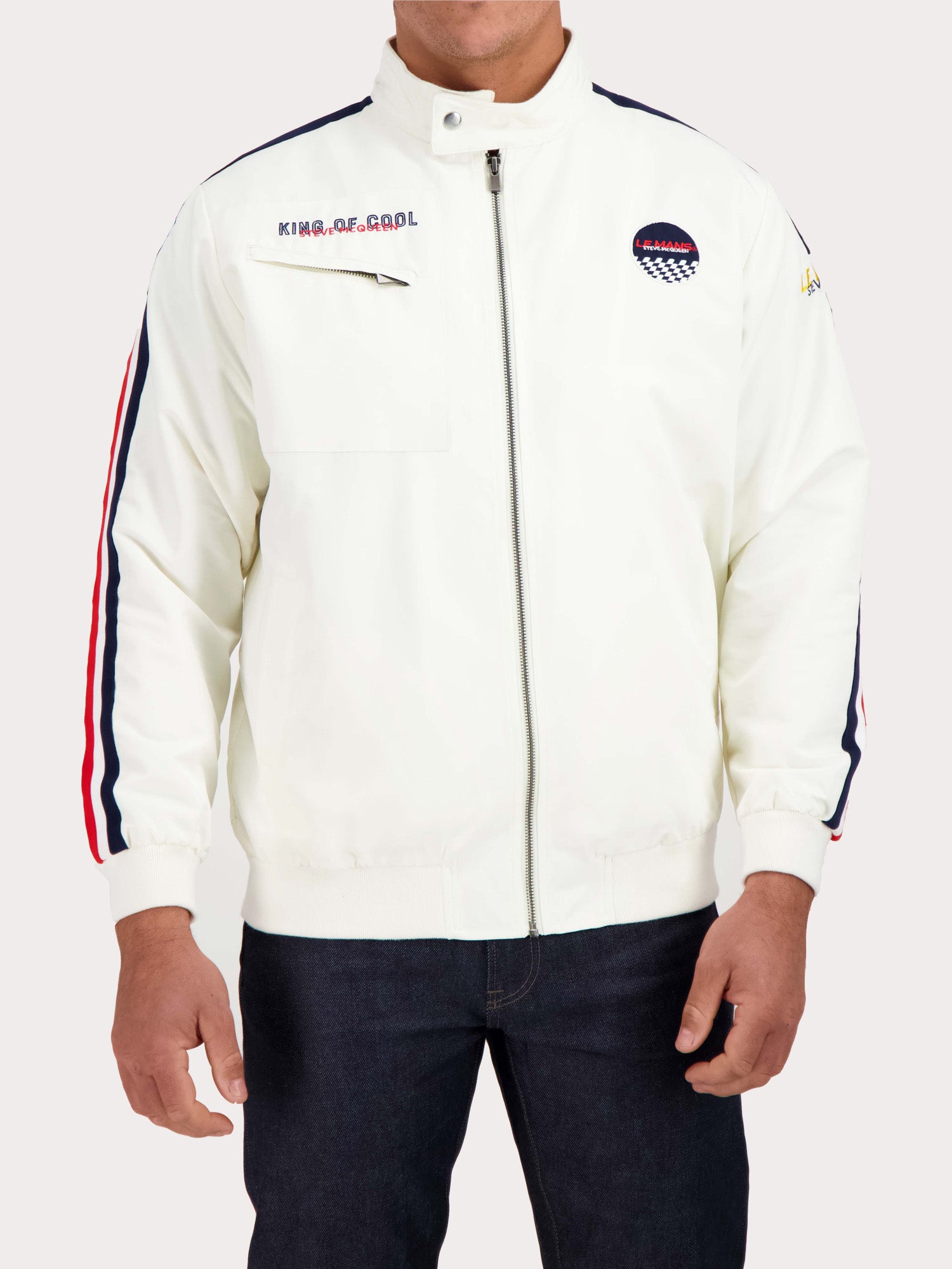 VESTE RACING 20 SMQ x LE MANS - HEATHER ECRU