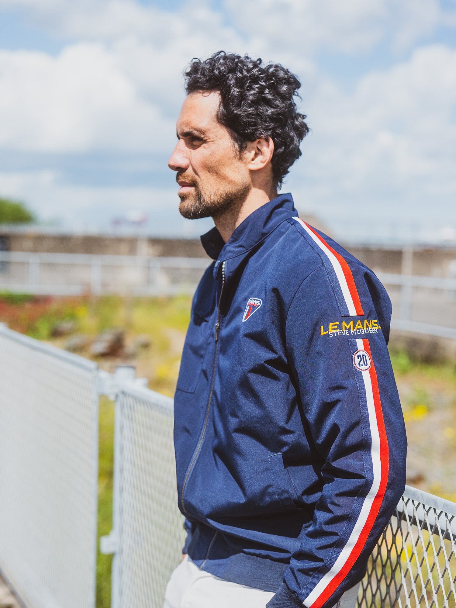 VESTE SMQ RACING - NAVY