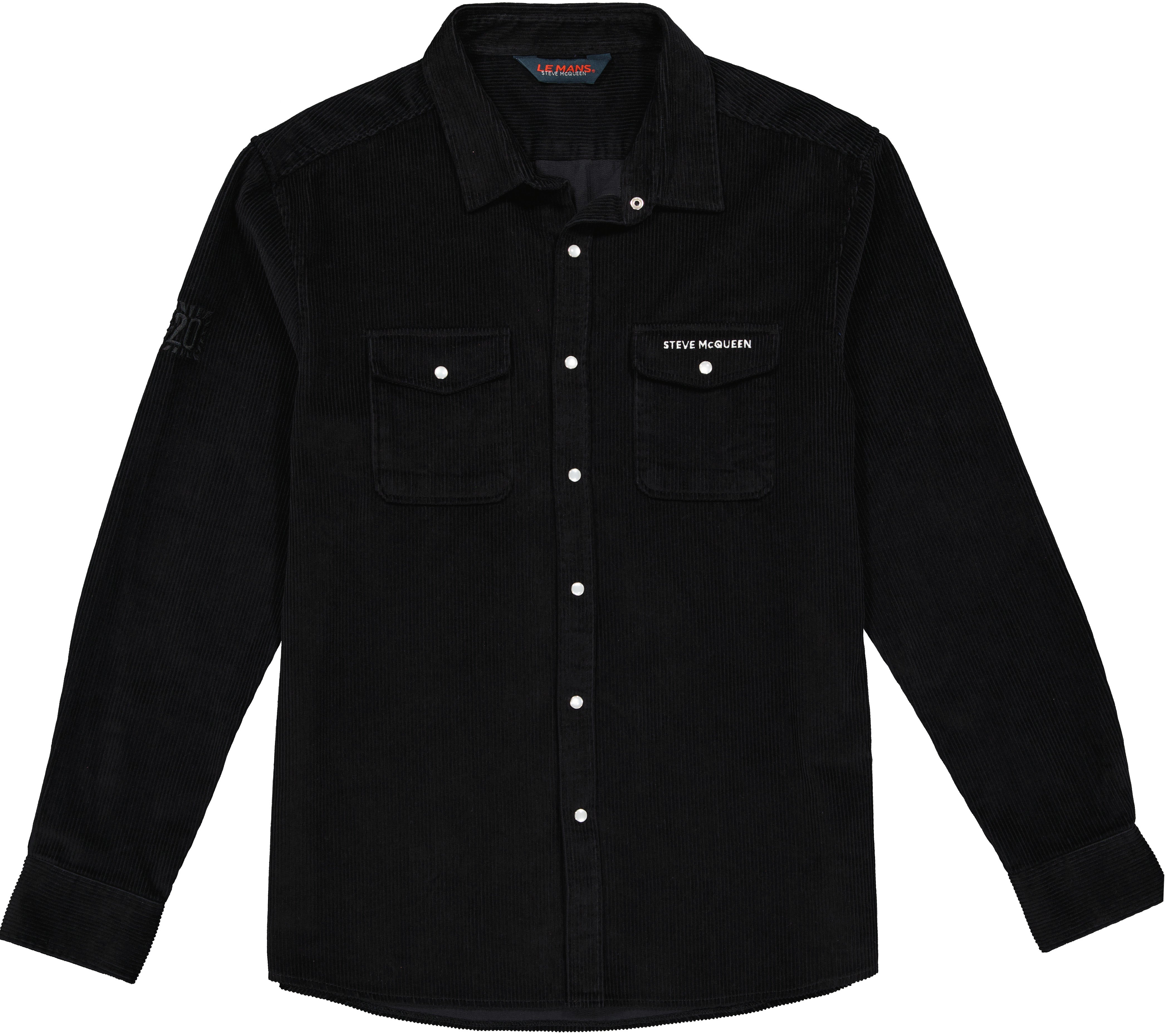 CHEMISE CORDUROY - NOIR