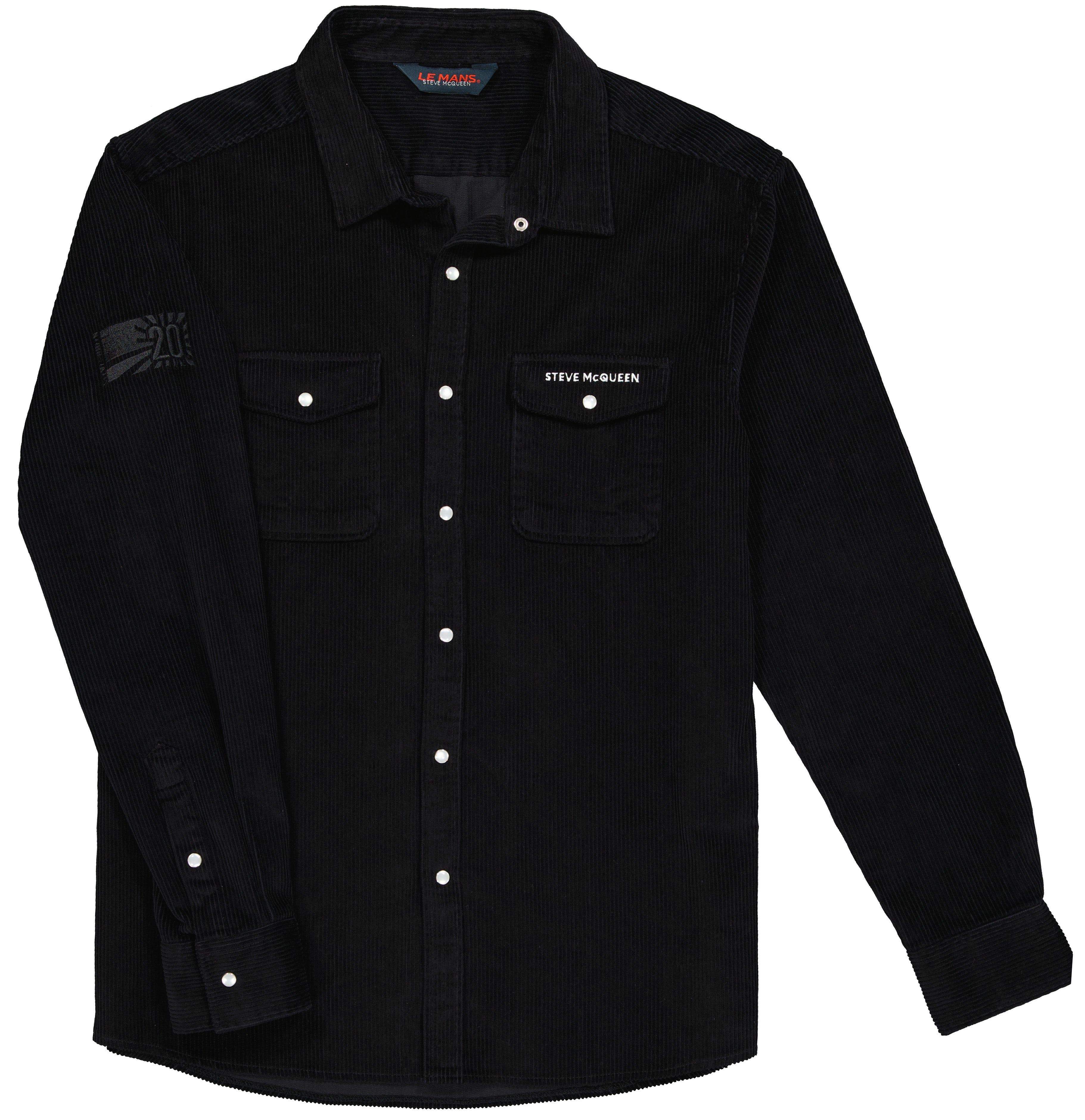 CHEMISE CORDUROY - NOIR