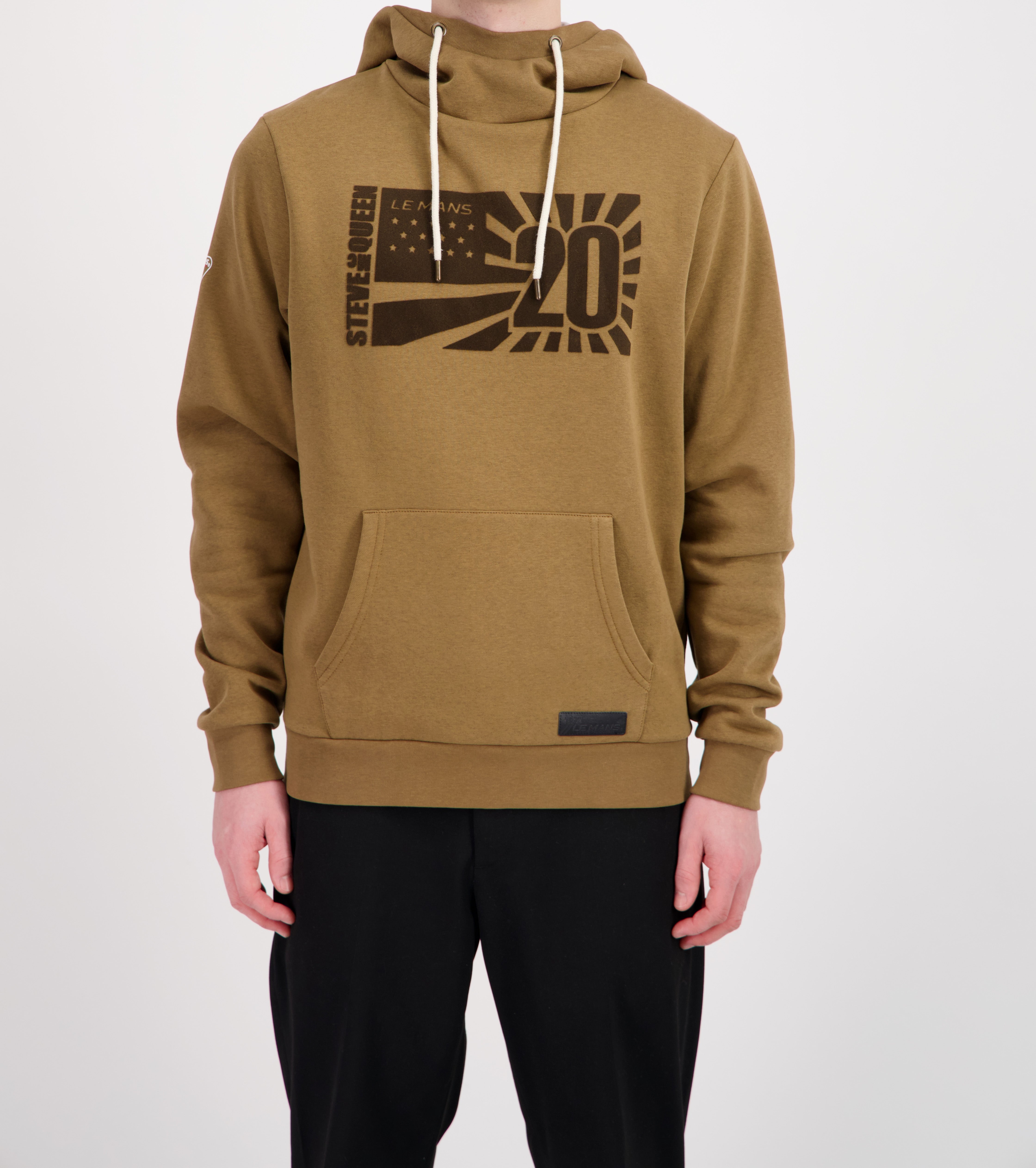 HOODIE NEW FLAG - TOBACCO