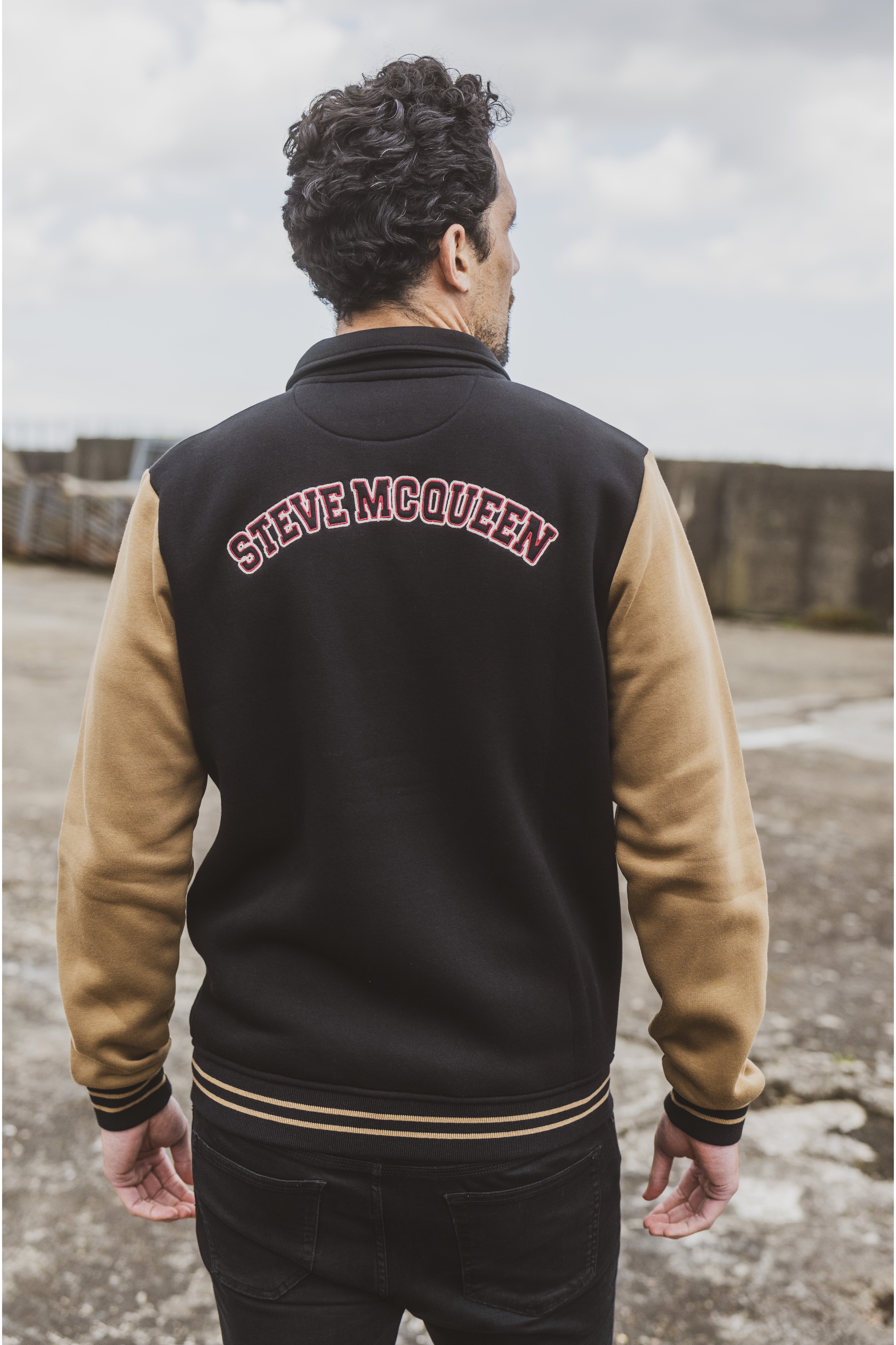 VESTE SMQ VARSITY - NOIR