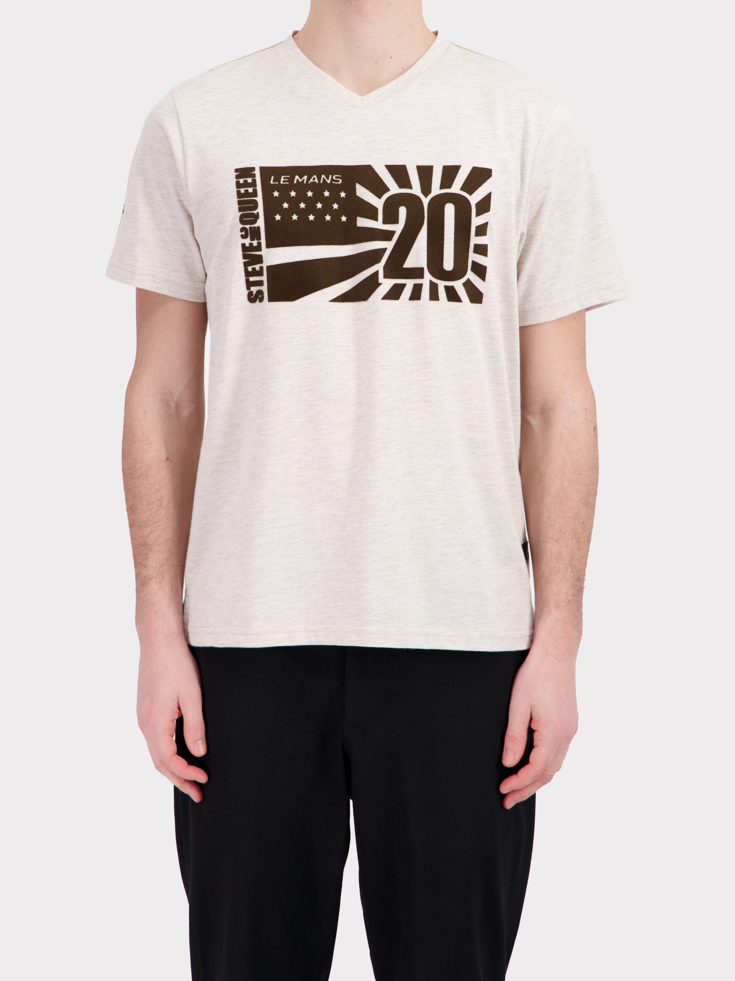 T-SHIRT SMQ NEW FLAG - SABLE CHINE