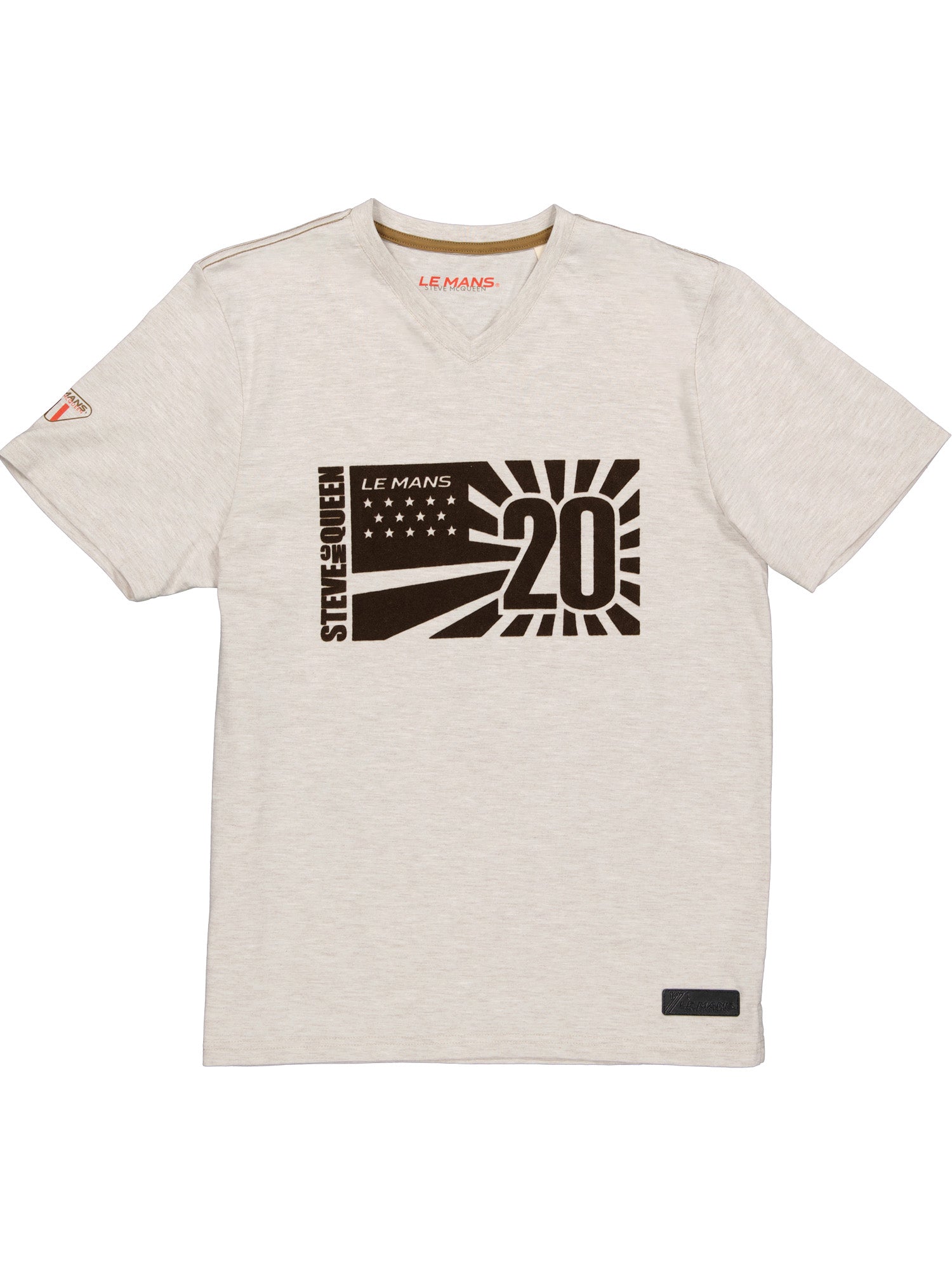 T-SHIRT SMQ NEW FLAG - SABLE CHINE