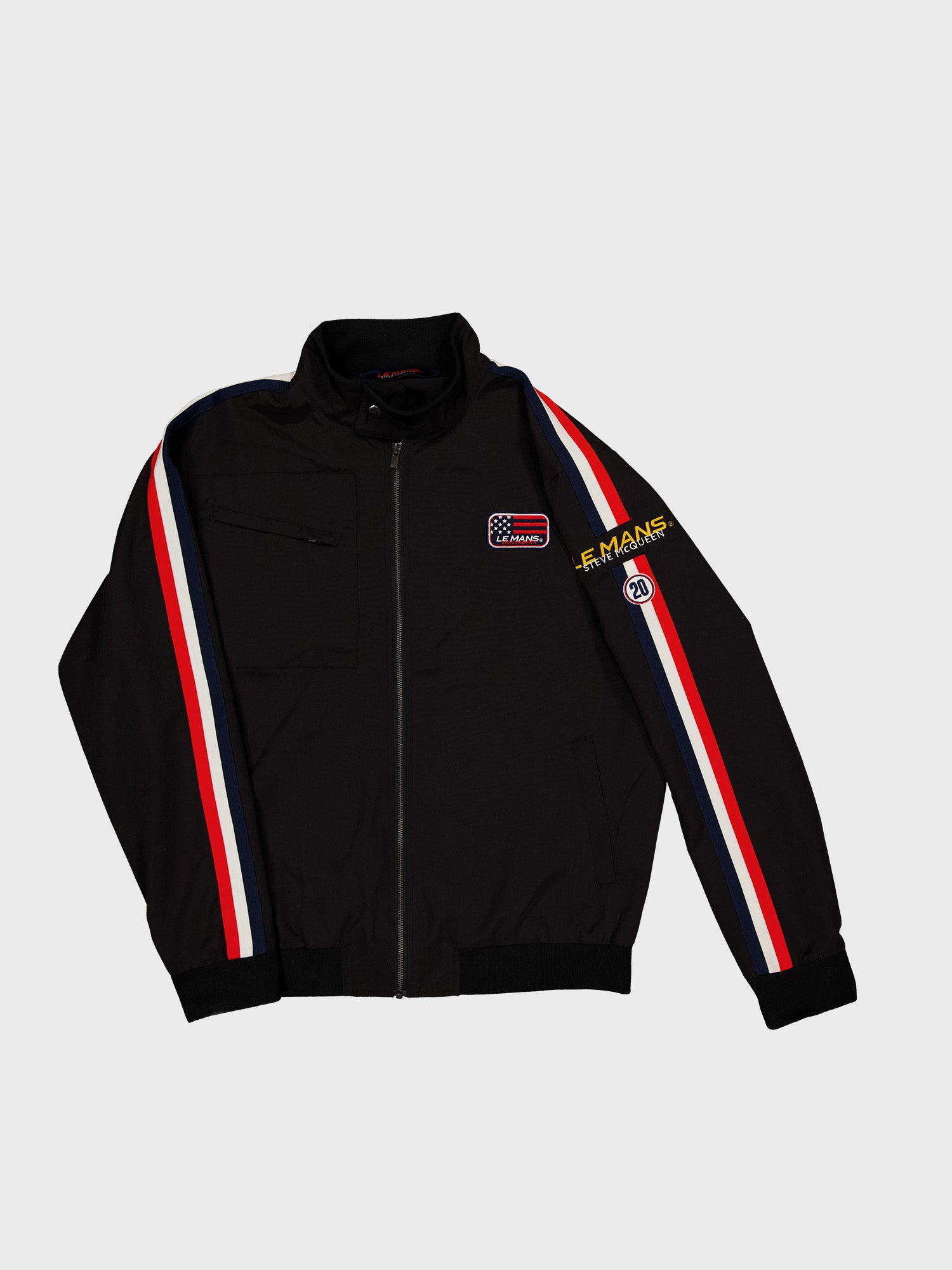 VESTE RACING - NOIR