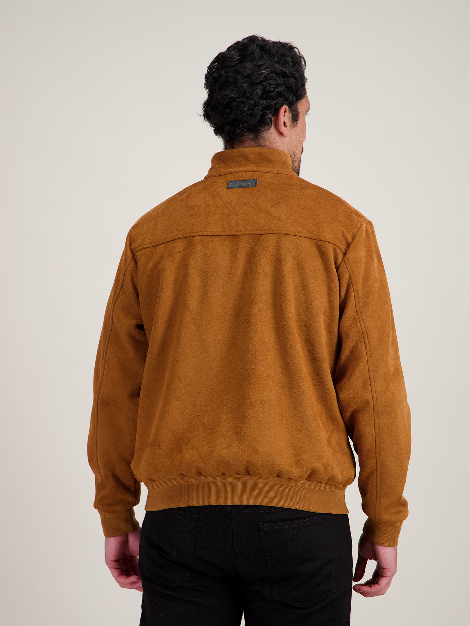 VESTE ALCANTARA - BROWN
