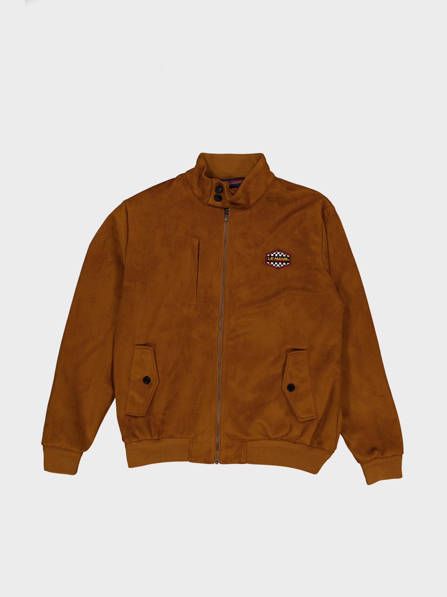 VESTE ALCANTARA - BROWN