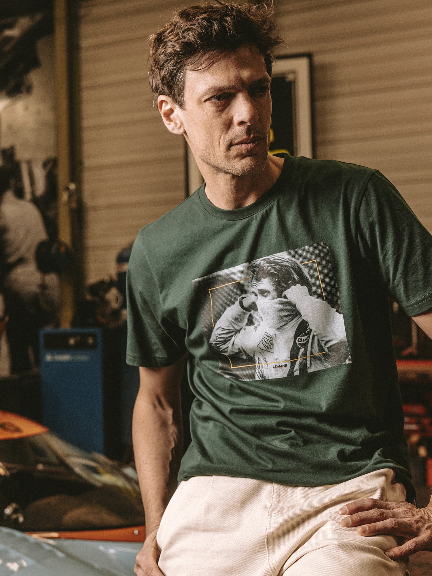 T-SHIRT FOCUS - BATTLE GREEN