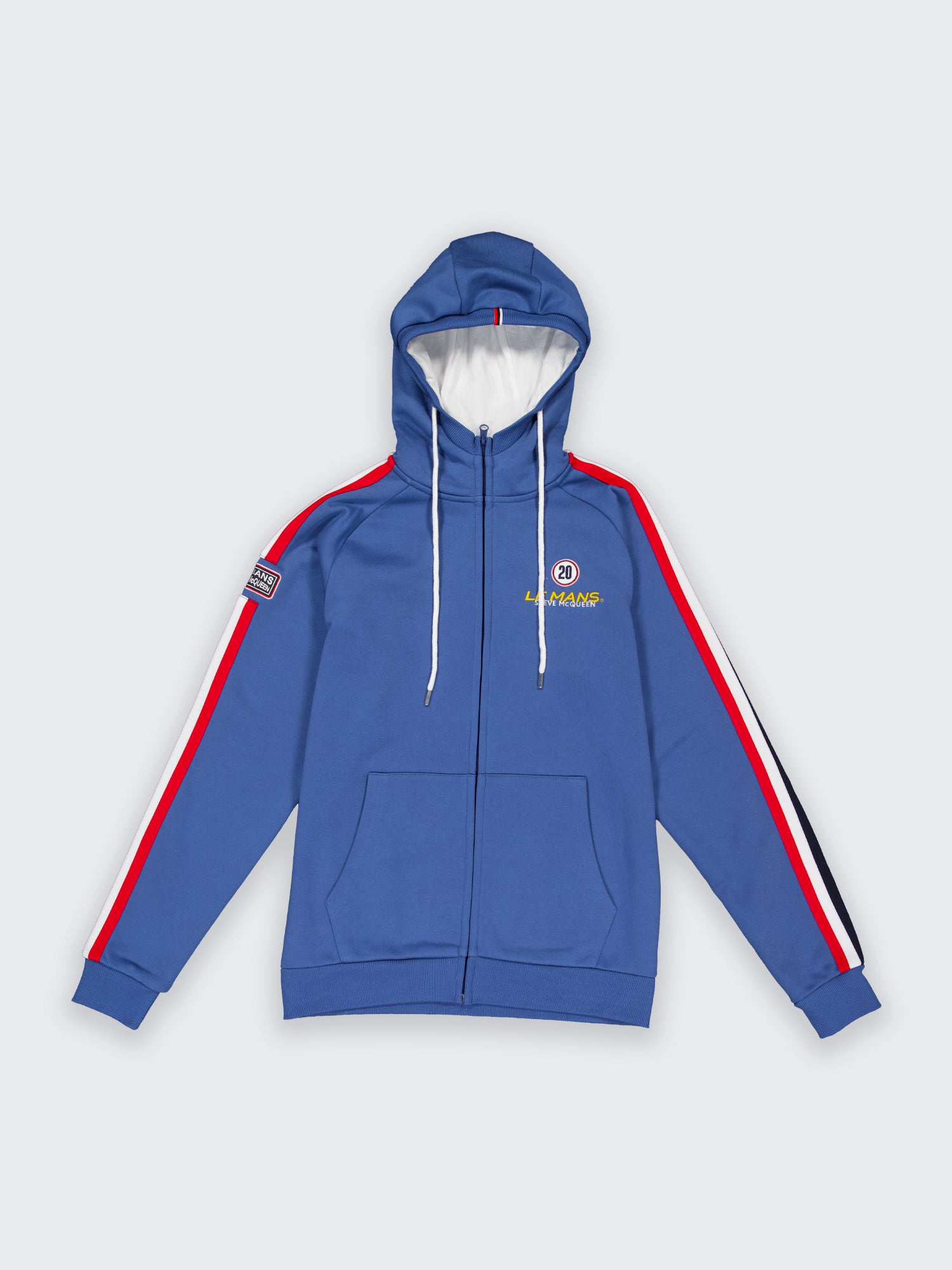 HOODIE RACING EVO FULL ZIP - OCEAN