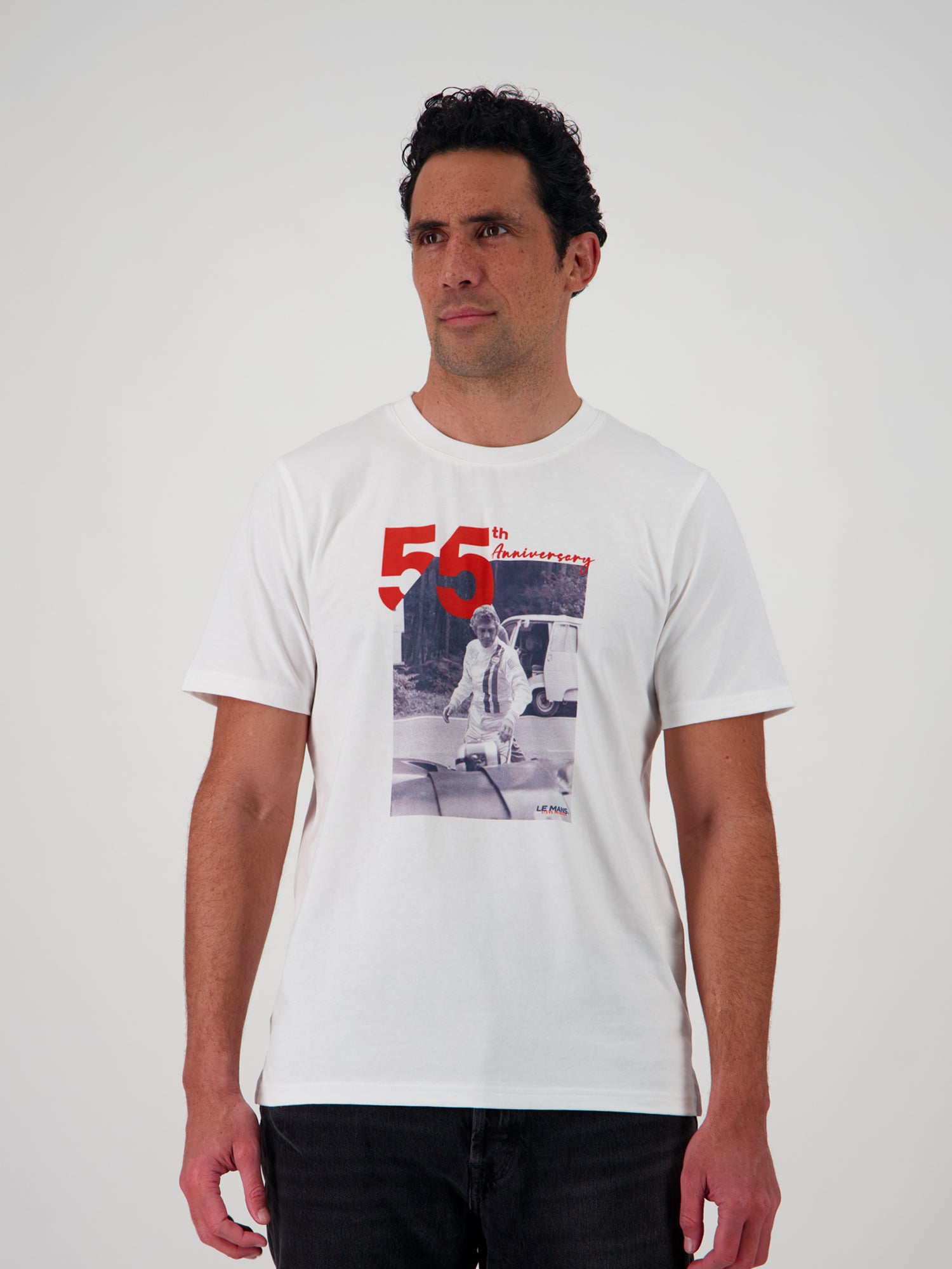 T-SHIRT MAXI 55TH AFFICHE - OFF WHITE