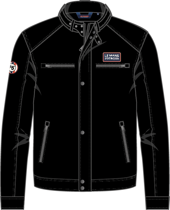 SMQ BIKER JACKET - BLACK