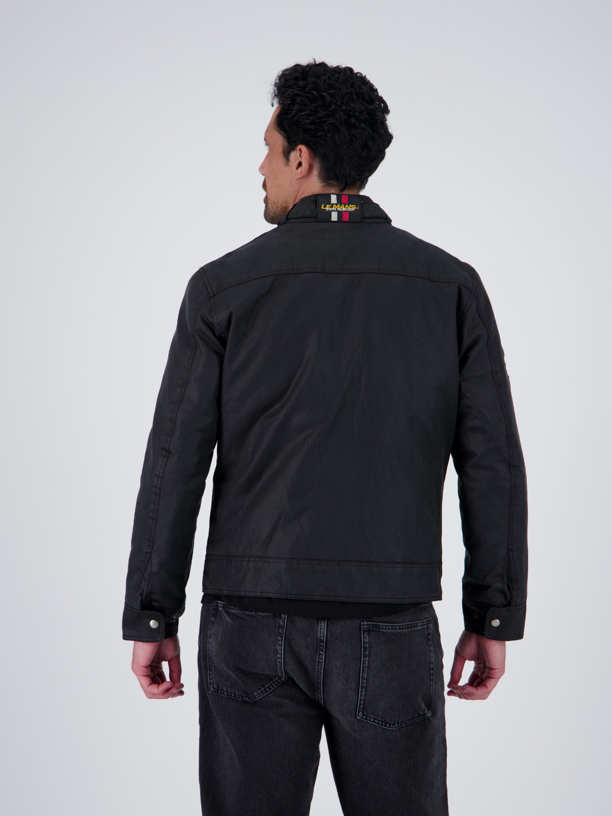 SMQ BIKER JACKET - BLACK