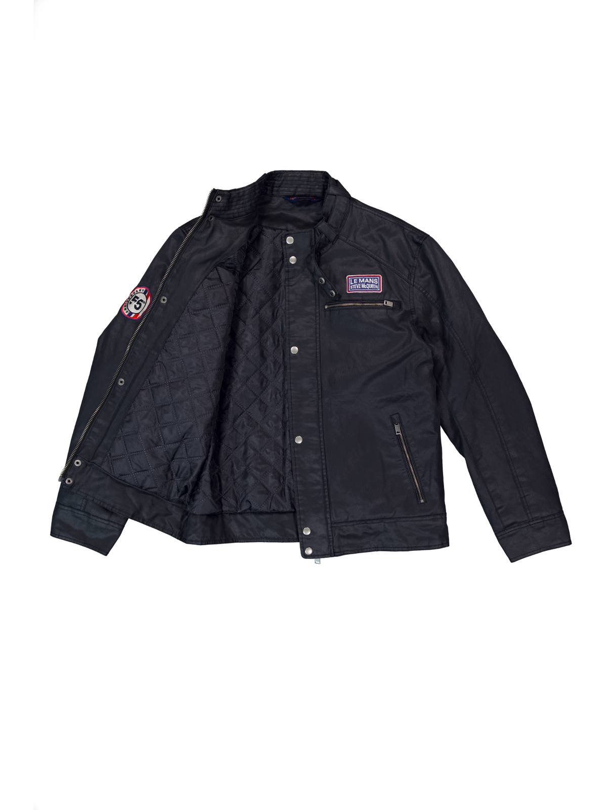 SMQ BIKER JACKET - BLACK
