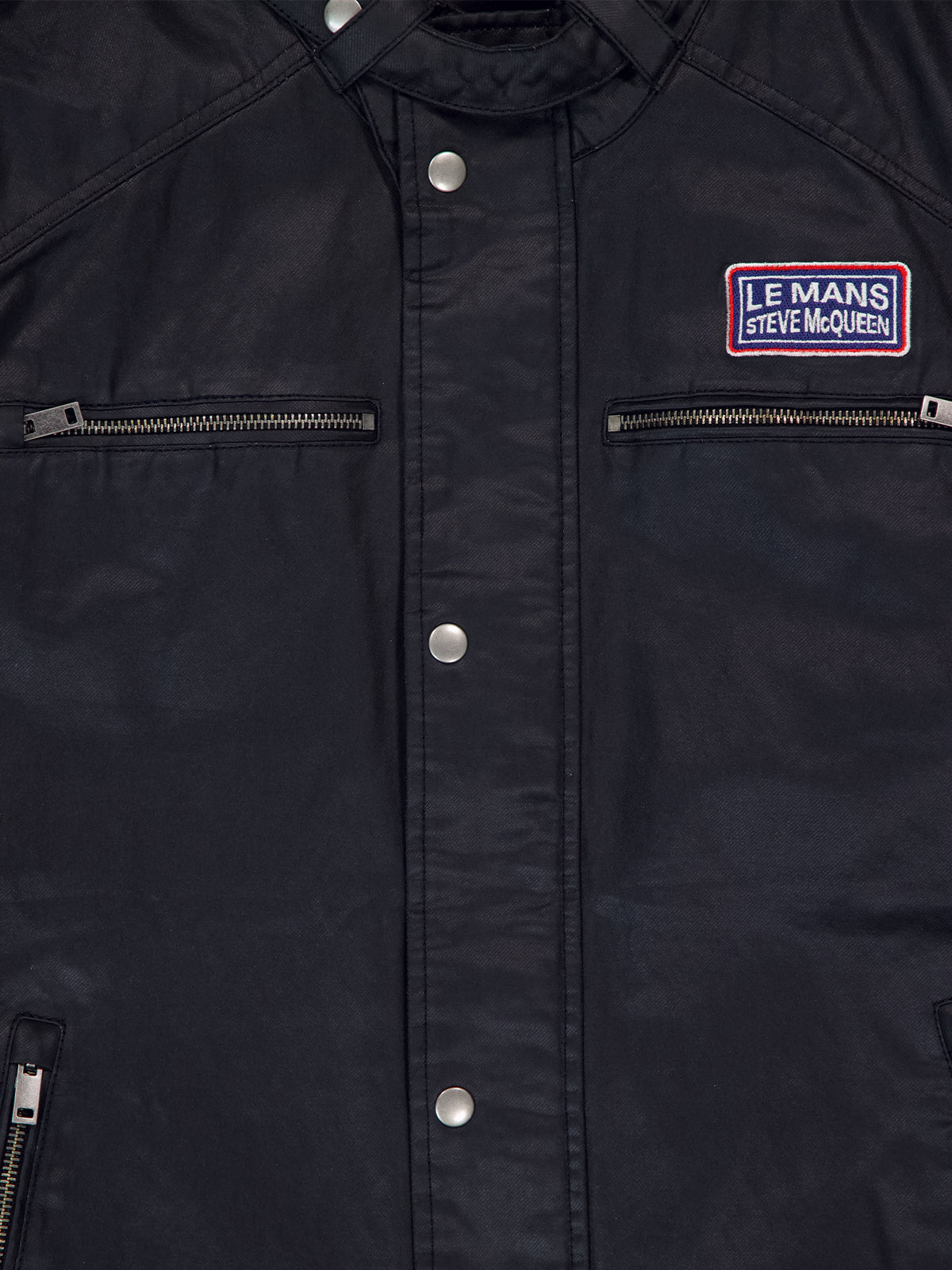 SMQ BIKER JACKET - BLACK