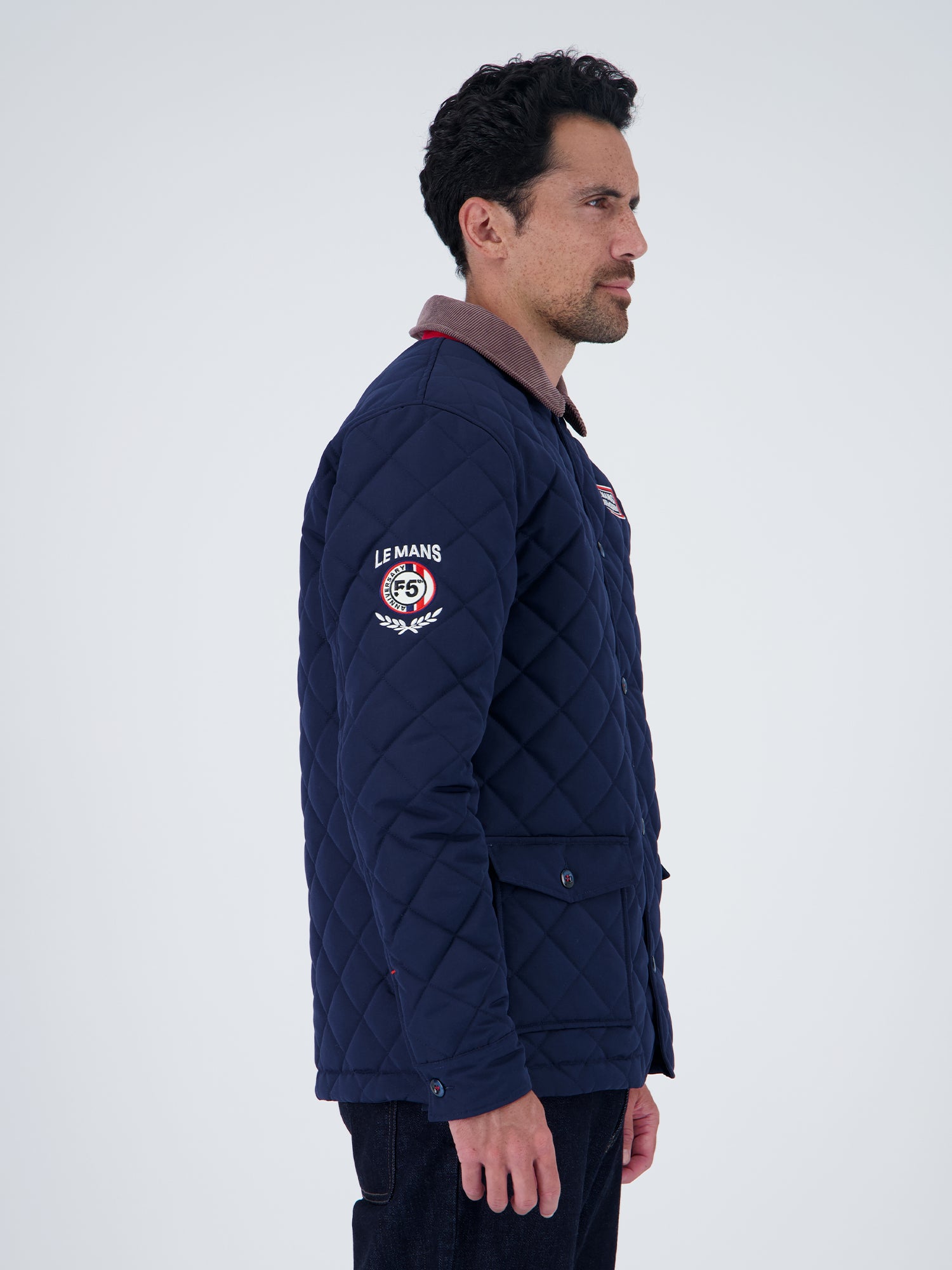 GENTLEMAN QUILTED JACKET - NAVY