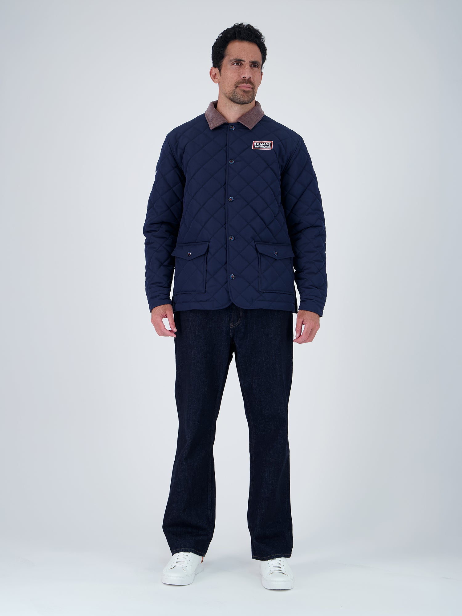 GENTLEMAN QUILTED JACKET - NAVY