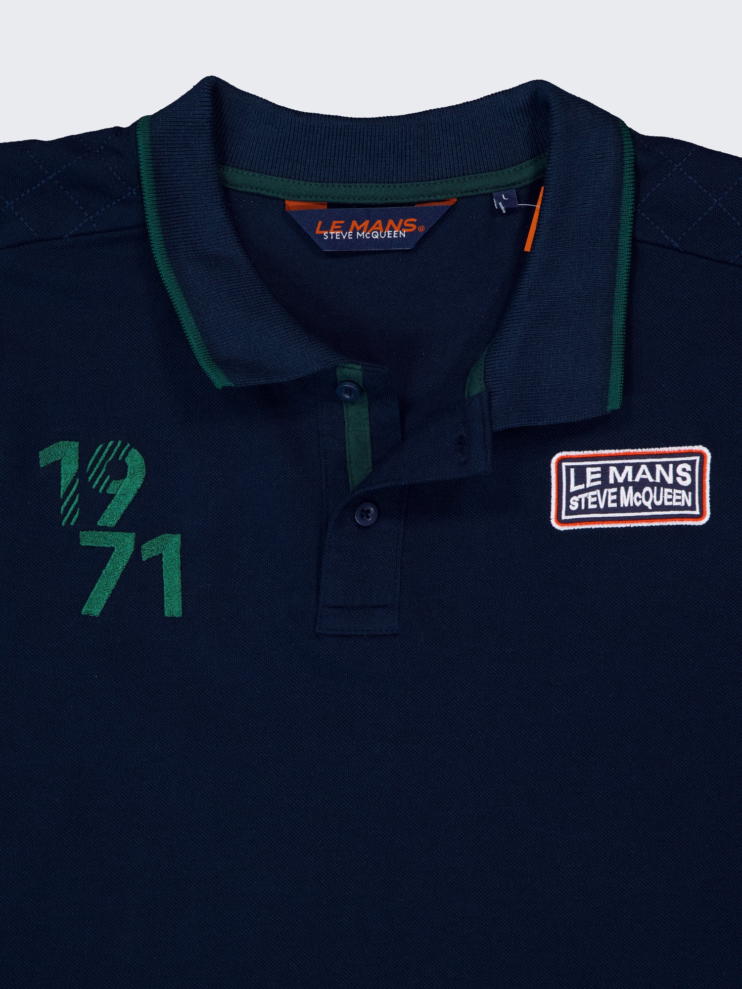 RETRO FALL POLO - NAVY