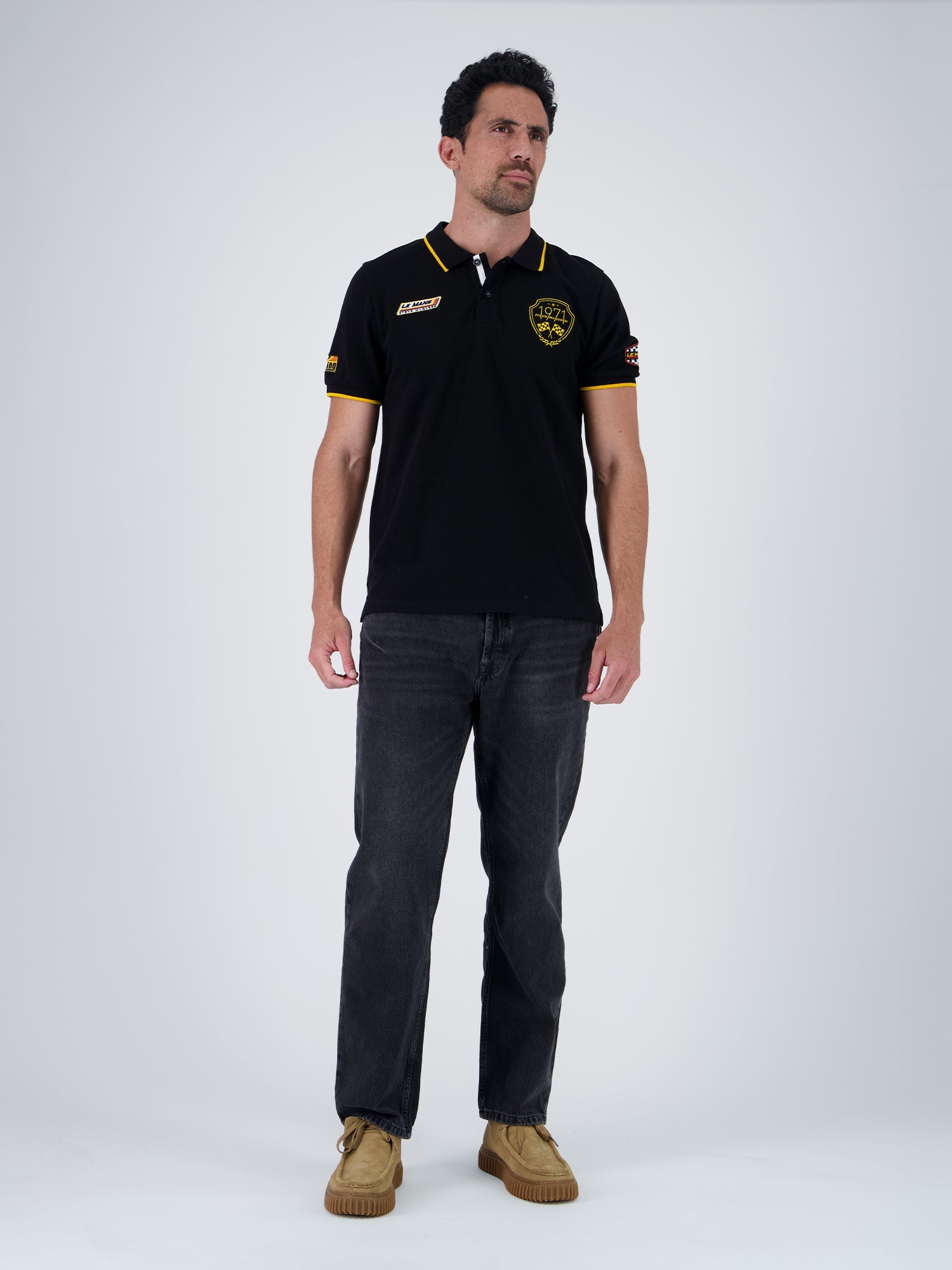 READY SET POLO - BLACK