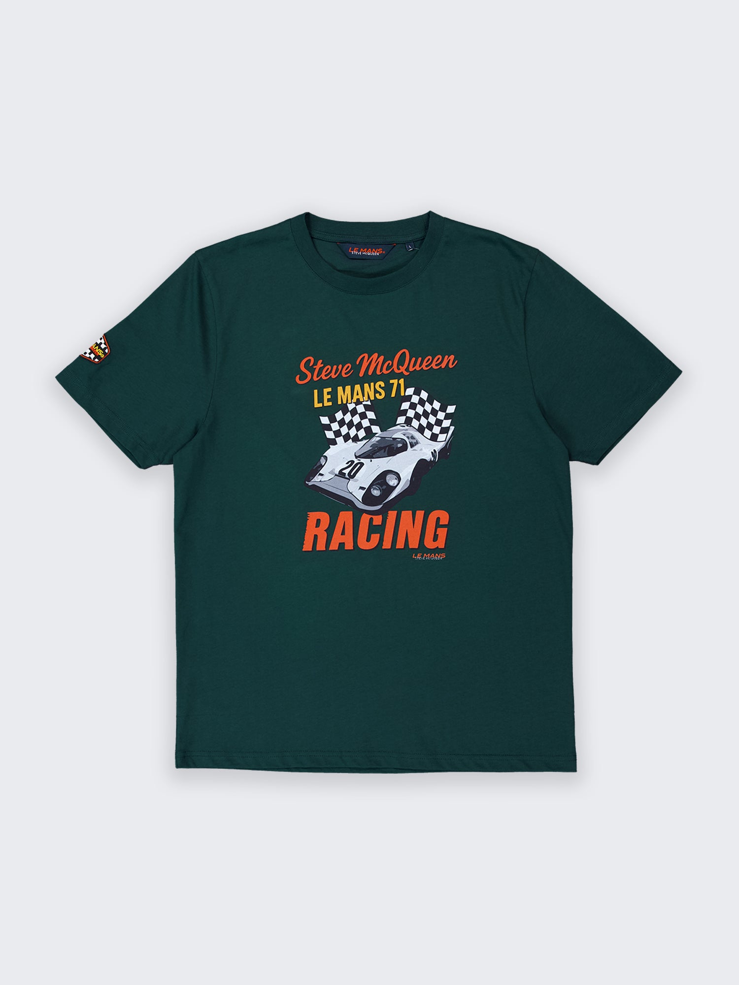 VICTORY FLAG TEE -  FOREST GREEN