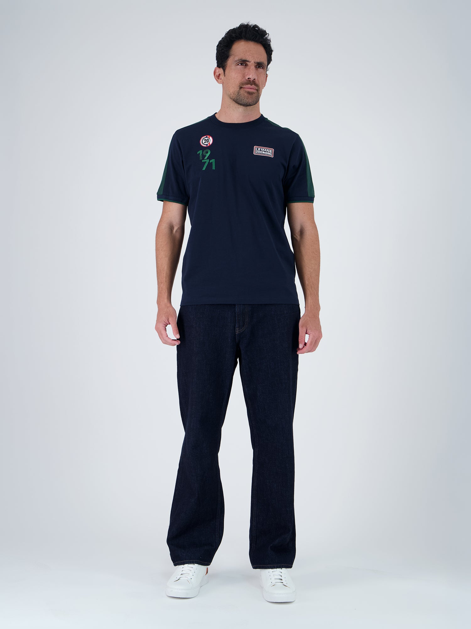 RETRO FALL TEE - NAVY