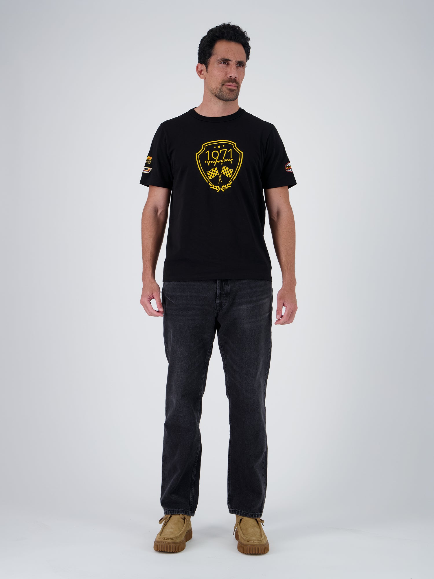 READY SET TEE - BLACK